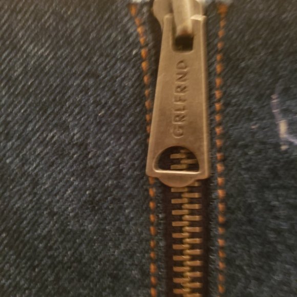 NWT GRLFRND Heidi Denim Patchwork Dress Sz Small - Picture 6 of 8